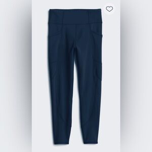Threads 4 Thought Navy Rita Core Leggings High Rise Pockets Size Large